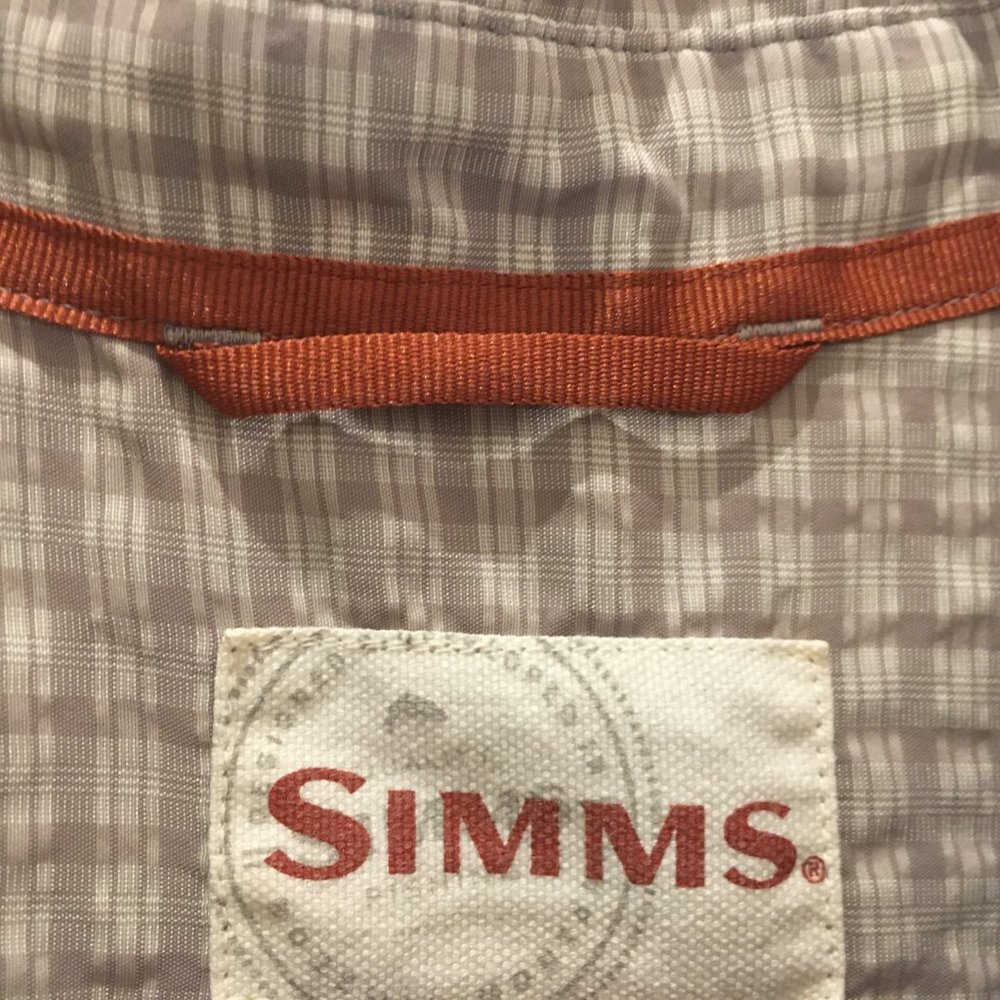 Simms Short Sleeve Button Up Long Tail New - image 5